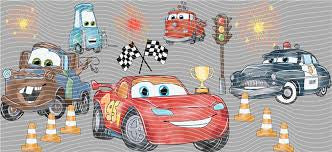 Disney/Pixar movie CARS Lightning McQueen, Mater, Sheriff, Guido, Luigi and Red 16oz UVDTF cup wrap, ready to apply STICKERS Decals car