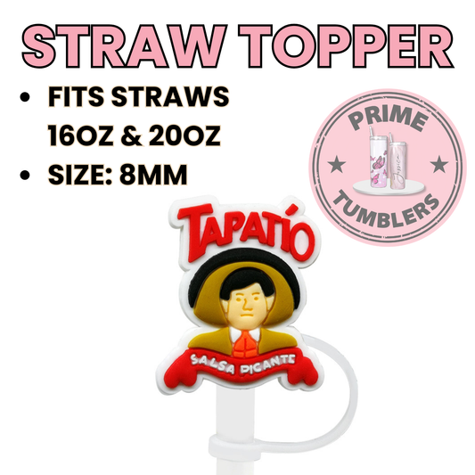 Tapatio Regular size 8MM Straw Topper