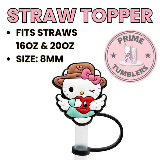 Hello Kitty Bad Bunny Regular size 8MM Straw Topper