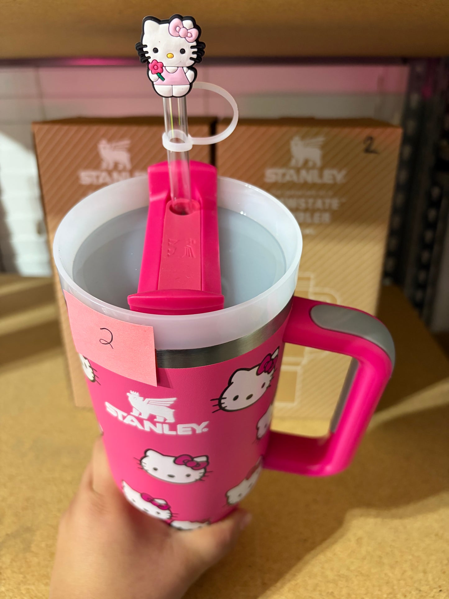 Hello Kitty hot PINK 40oz Tumbler Cup (Stanley Dupe) Sanrio