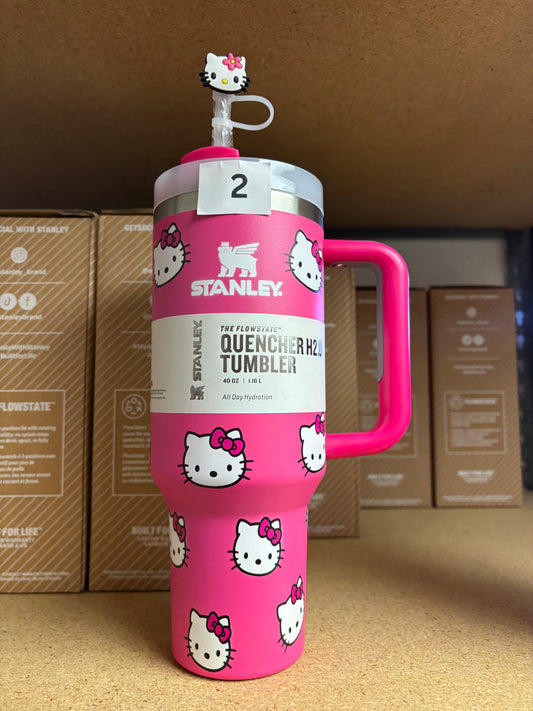 Hello Kitty hot PINK 40oz Tumbler Cup (Stanley Dupe) Sanrio